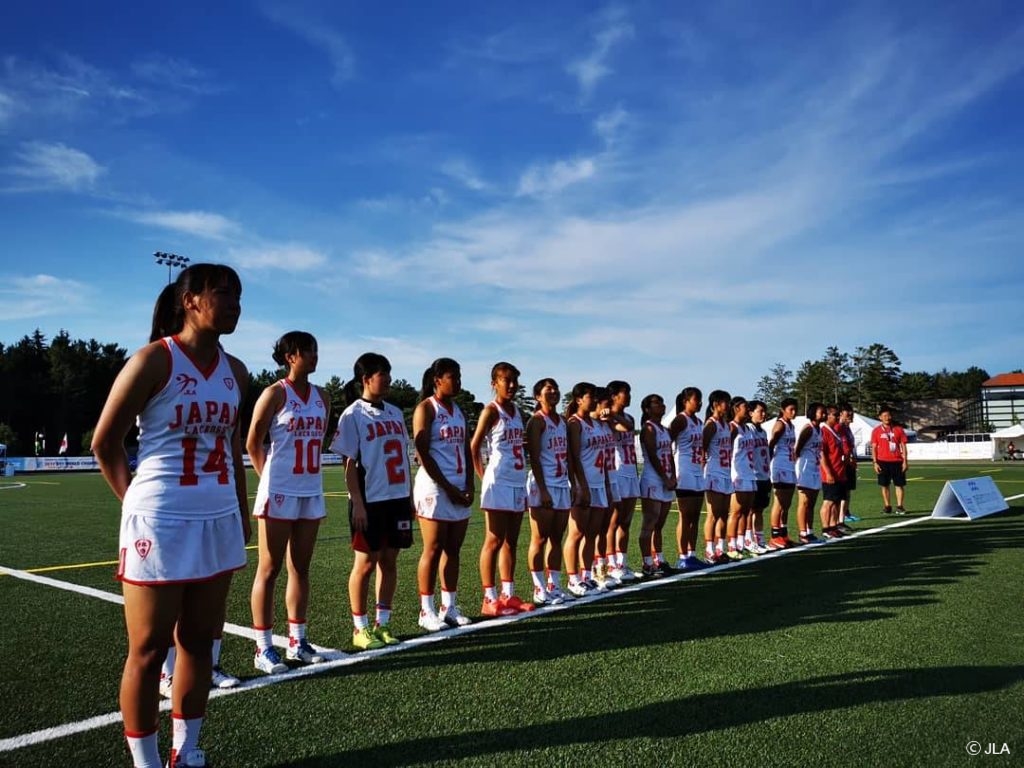 19年女子u19日本代表 スコットランド戦 第7回world Lacrosse 女子19歳以下世界選手権大会 Jla 一般社団法人 日本ラクロス協会